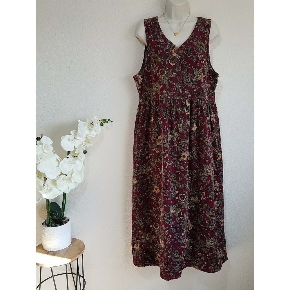 Bobbie Brooks Vintage Corduroy Dress